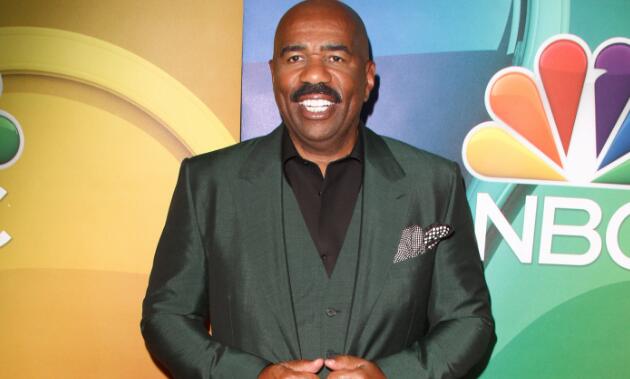 Steve Harvey Serves ’70s Edge in Studded Bottega Veneta Boots & Wine Jacket on ‘Today’ Show