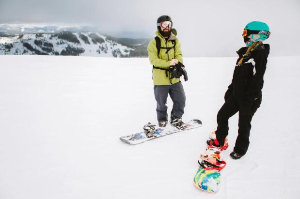 This is why snowboard boots have forward lean