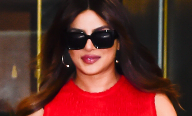 Priyanka Chopra Goes Red Hot in Crop Top & Lace-Up Boots on ‘Today’ Show