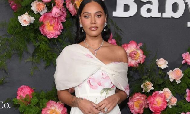 Ayesha Curry Goes Western in Gucci Over-the-Knee Boots & Floral Minidress at Pottery Barn x Sweet July Event