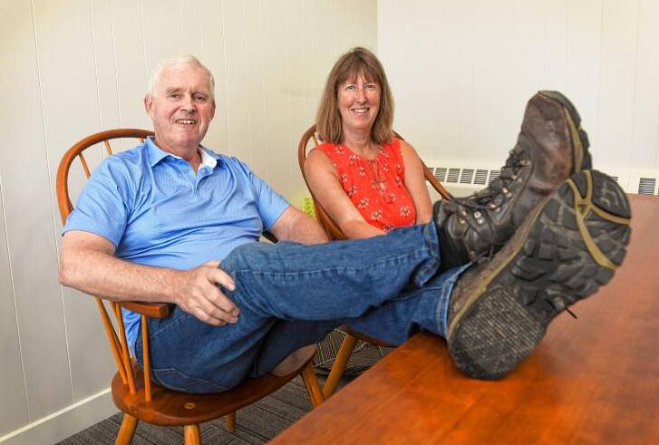 Son of slain Orange man hikes with dad’s boots to keep memory alive