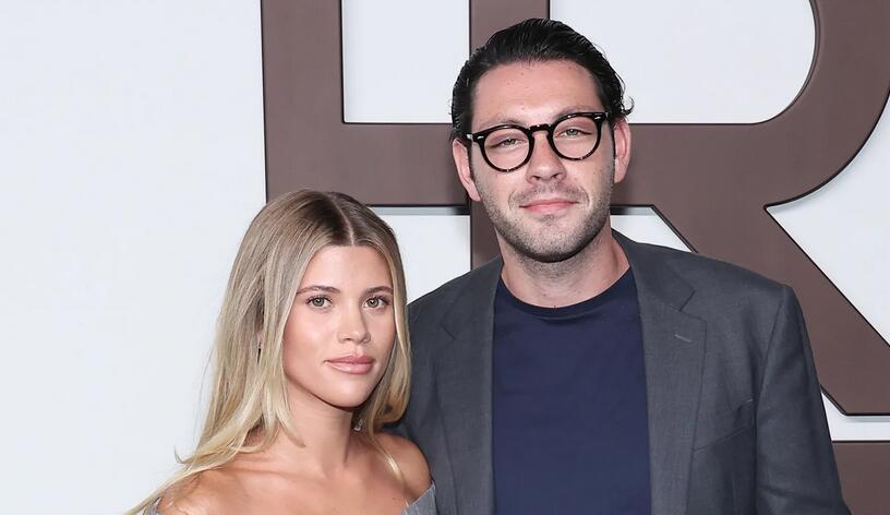 Sofia Richie Steps Out in White Leather Pumps and Pinstripe Set at Ralph Lauren’s NYFW Show with Husband Elliot Grainge