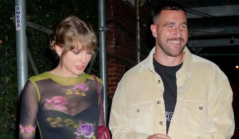 Taylor Swift Laces Into Louis Vuitton’s Heeled Combat Boots for Date Night With Travis Kelce