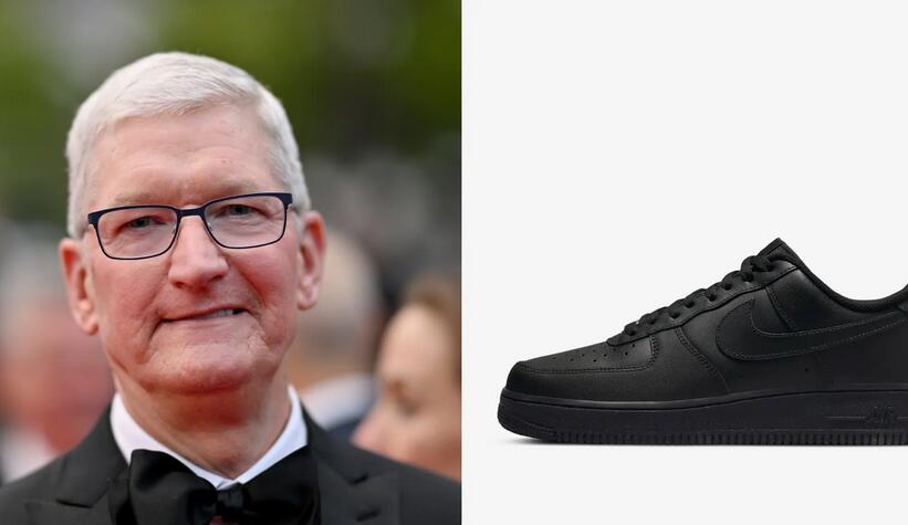Apple CEO Tim Cook Wears Meme-Worthy Black Nike Air Force 1s at Apple’s ‘Scary Fast’ Event