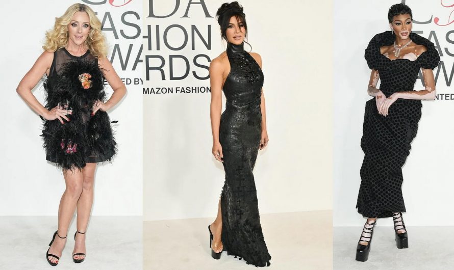 Kim Kardashian, Winnie Harlow & More Stars Soar in Sky-High Heels at CFDA Fashion Awards 2023