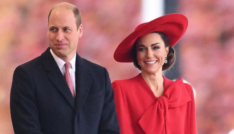 Princess Kate Middleton Pops in Vibrant Red Gianvito Rossi Pumps With Prince William for Korea State Visit