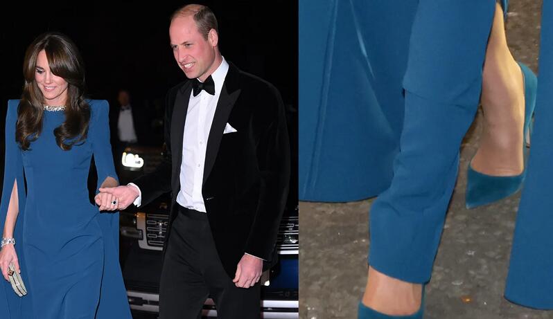 Gianvito Rossi Searches Rise Over 300% After Princess Kate Middleton’s Royal Variety Performance Appearance
