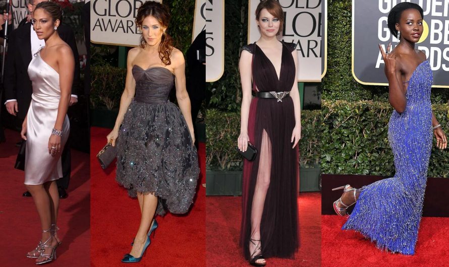 The Best Shoes of All Time at The Golden Globe Awards: Bejeweled Sandals, Satin Pumps & More