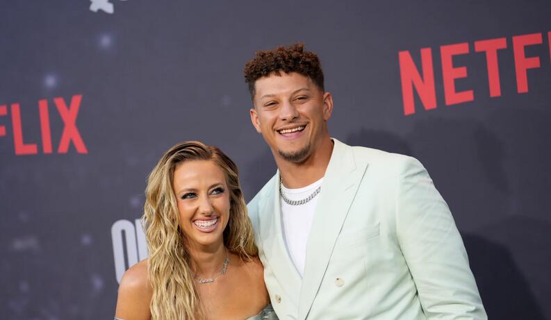 Brittany Mahomes Reacts to Husband Patrick Wearing Crocs to Chiefs Photoshoot: ‘Come on’