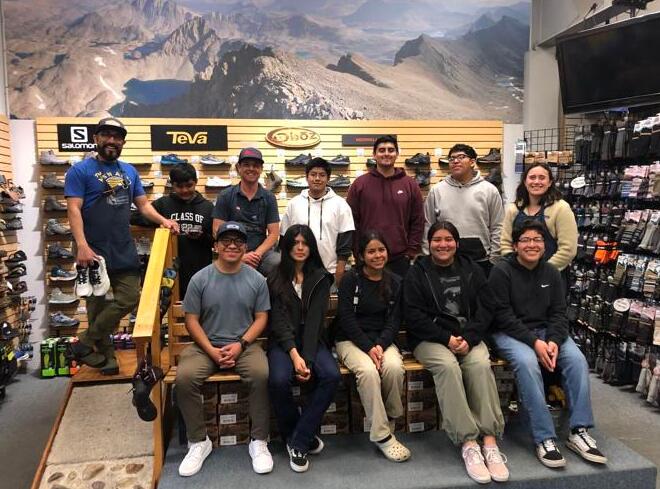 Kiwanis donation, discounts from The Mountain Air, provide hiking boots for SMHS Alpine Club