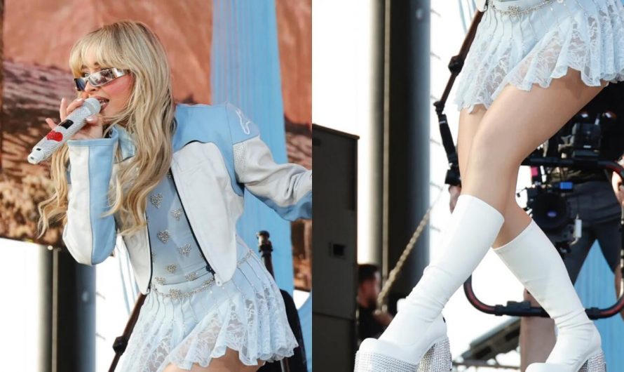 Sabrina Carpenter Shines in Naked Wolfe Boots at Weekend Two of Coachella